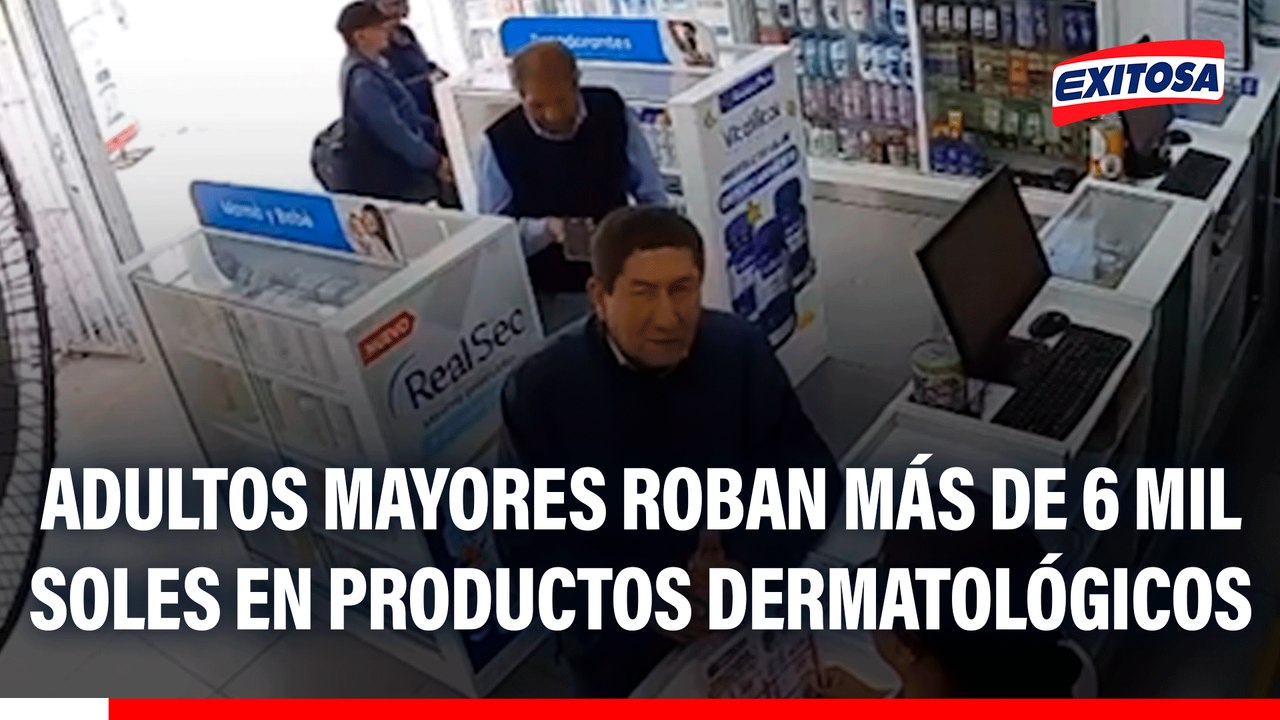 San Miguel: Adultos mayores roban más de 6 mil soles en productos dermatológicos de botica