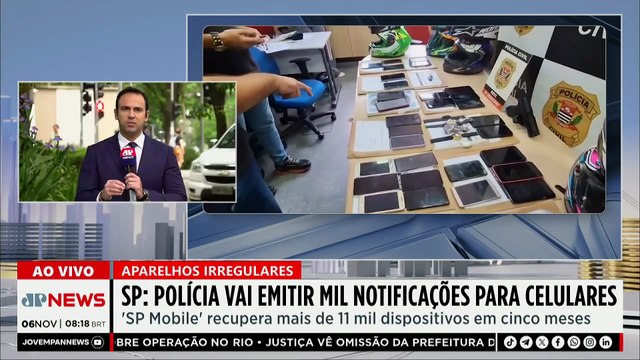Polícia Civil de SP recupera mais de mil celulares roubados e furtados