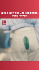 Girl Went To Work With Ripped Pants