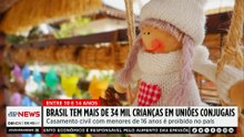 Mais de 34 mil crianças estão em uniões conjugais no Brasil, aponta IBGE