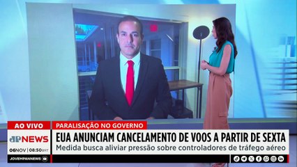 Shutdown: EUA pedem cancelamento de voos para aliviar controle aéreo