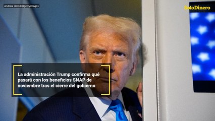 La administración Trump confirma qué pasará con los beneficios SNAP de noviembre tras el cierre del gobierno