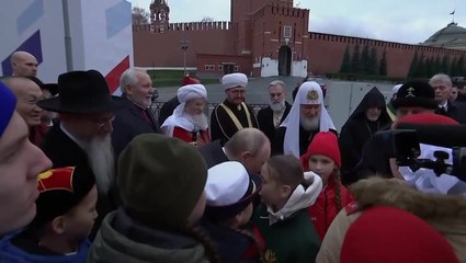 Moment 11-year-old girl bravely confronts Putin after uncle injured in war