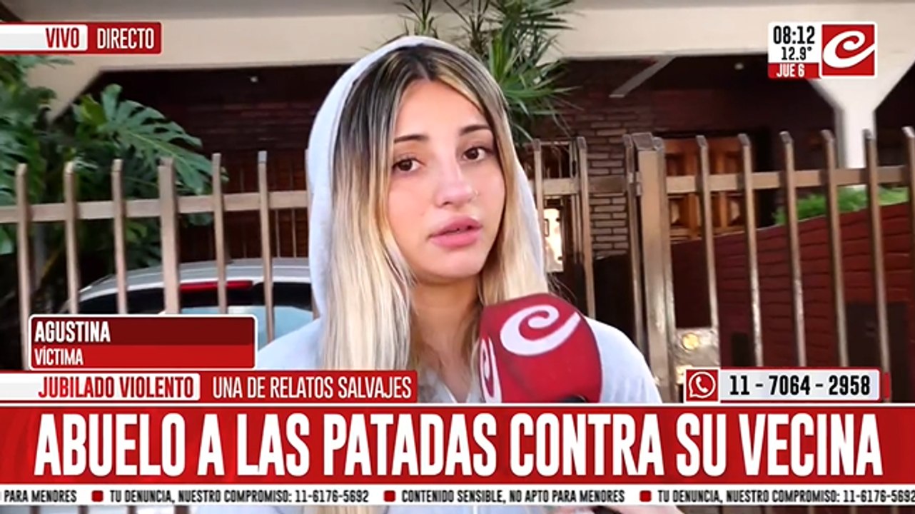 Habla la joven agredida por el jubilado: "Tengo miedo de salir a la calle"