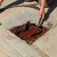 Pedestrians' walkpath repair - pothole upgrade 🚧 #diy #repair #fyp #handykman # craft