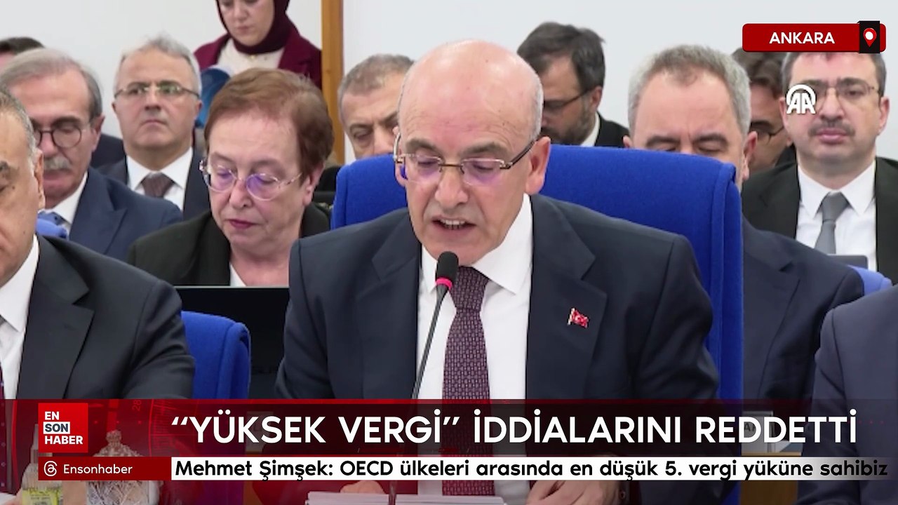Mehmet Şimşek: OECD ülkeleri arasında en düşük 5. vergi yüküne sahibiz