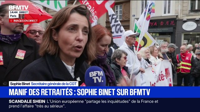 Budget: Les retraités en ont assez d'être présentés comme des vaches à lait , affirme Sophie Binet (CGT)
