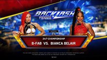 WWE 2k25 - Backslash - B-Fab vs Bianca Belair