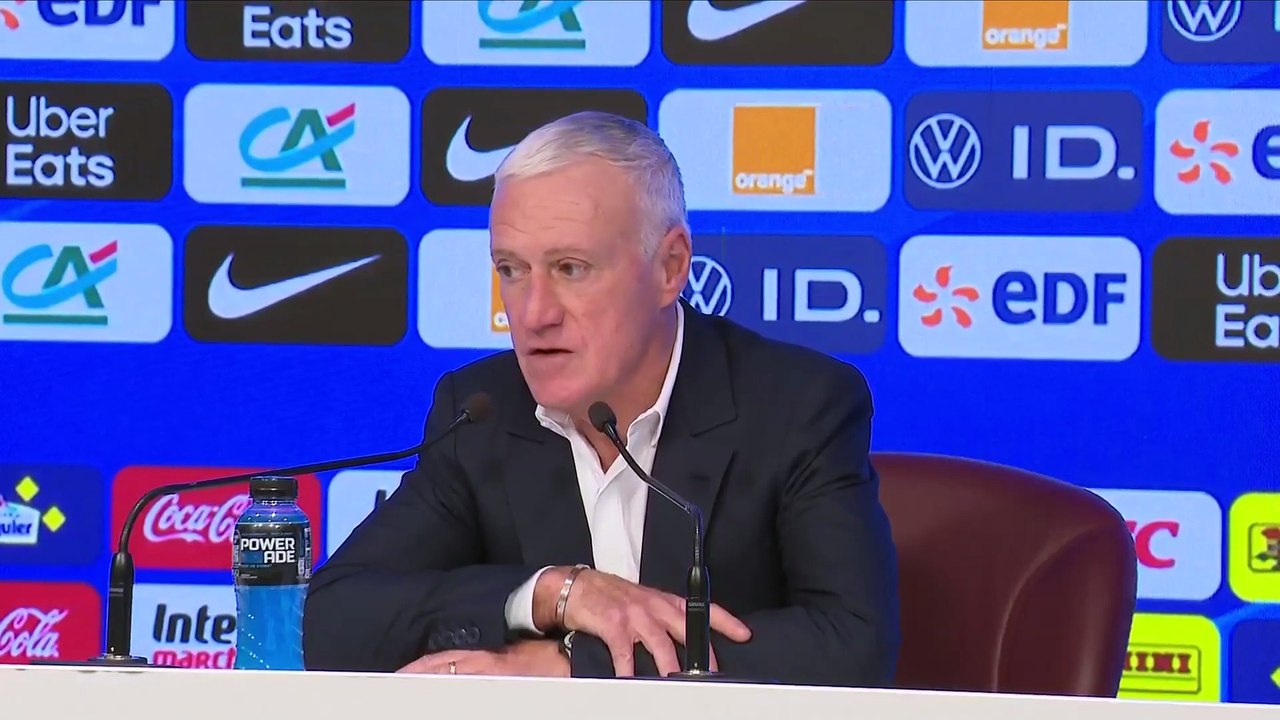 Didier Deschamps sur la gestion d’Ousmane Dembélé par le PSG : « Je ne donne pas de leçon » - Foot - Qualif. Coupe du monde - Bleus