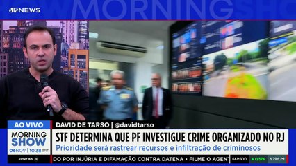 Moraes manda PF INVESTIGAR CRIME ORGANIZADO no Rio de Janeiro; ENTENDA