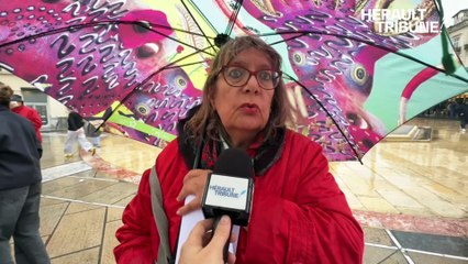 Manifestation de retraités à Montpellier