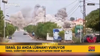 İsrail’den Lübnan'a yeni saldırı
