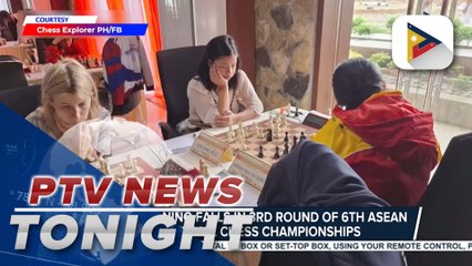 Ruelle Canino bows out in 3rd round of 6th ASEAN Individual Chess Championships
