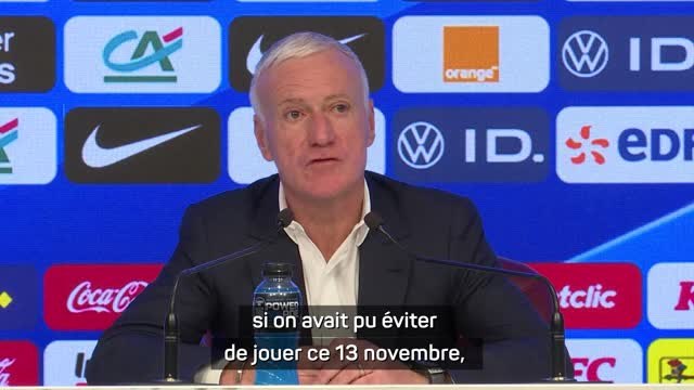 Bleus - Deschamps aurait préféré éviter de jouer ce 13 novembre