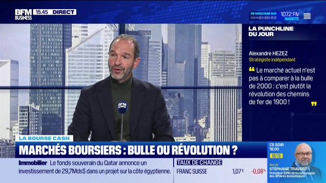 La bourse cash : Le marché actuel n’est pas à comparer à la bulle de 2000, c'est plutôt la révolution des chemins de fer de 1900 - 06/11