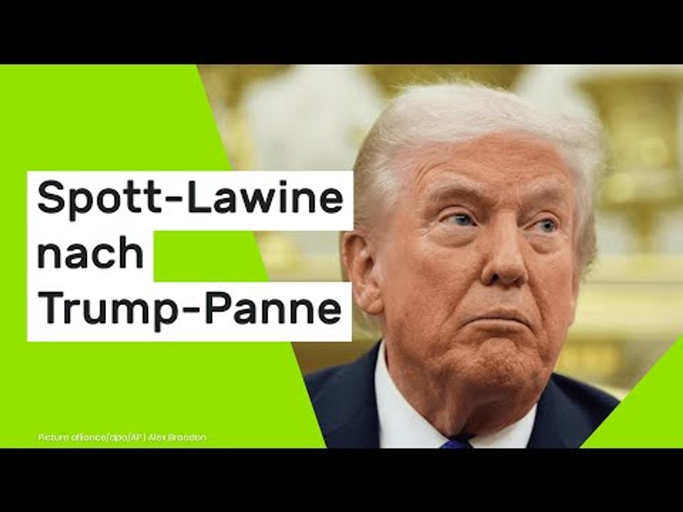 Donald Trump: 'Sieht aus wie ein Mafia-Restaurant' - Spott-Lawine nach Trump-Panne