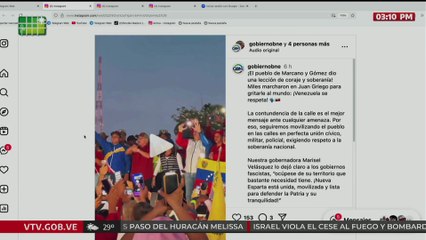 Marcano y Gómez piden paz + Pescadores de Anzoátegui por la paz - 29.10.2025