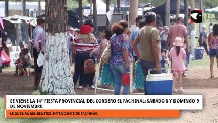 Se viene la 14° Fiesta Provincial del Cordero el Fachinal sábado 8 y domingo 9 de noviembre