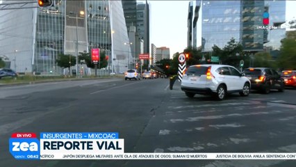 Reporte vial: Así luce esta mañana Insurgentes Sur y Mixcoac