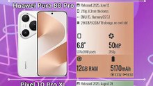 Huawei Mate 70 Air vs Huawei Pura 80 Pro vs Pixel 10 Pro XL