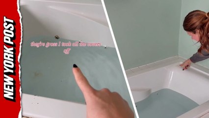 'Holy moldy!': Woman's decade-old bathtub jets unleash black water nightmare