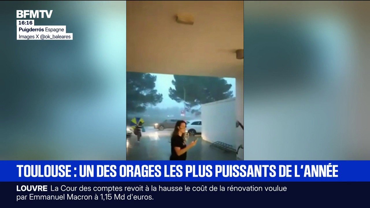 Un des éclairs les plus puissants de l’année a frappé Toulouse