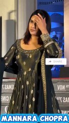 Bollywood Actress Mannara Chopra at Movie Premiere 🔥🌹♥️