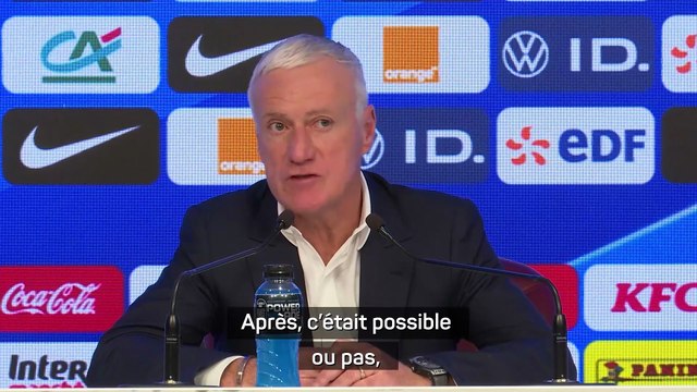 Deschamps aurait préféré éviter de jouer ce 13 novembre