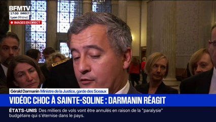 Gendarmes mis en cause à Sainte-Soline: "Il faut laisser la justice faire son travail", réagit Gérald Darmanin