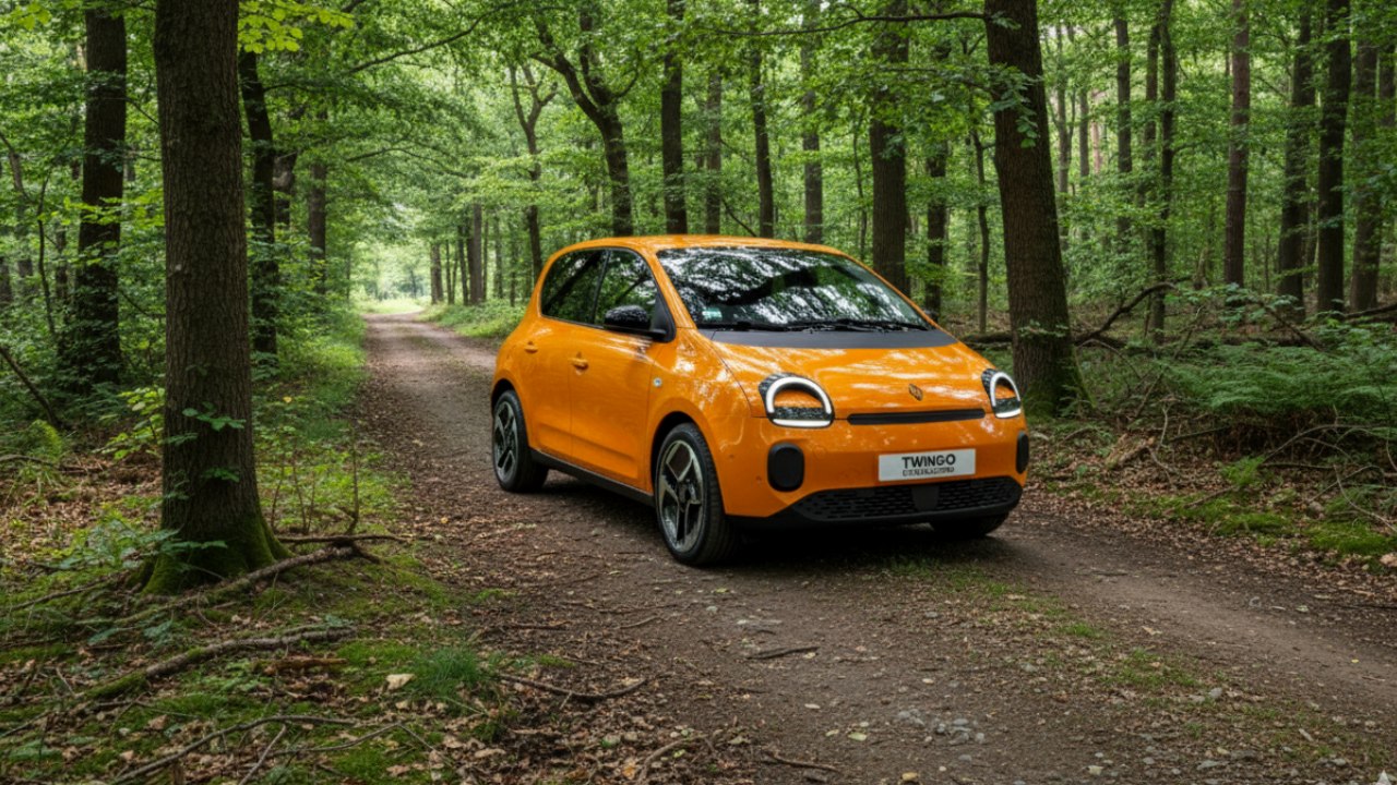 Renault Twingo E-Tech (Modelljahr 2026) – Kompakt-Stromer im frischen Mango Gelb vorgestellt