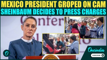 BREAKING: Mexico’s President Sheinbaum REACTS After Shock Groping Attack On Camera In Public