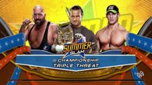 WWE 2K15 - CM Punk vs. Big Show vs. John Cena