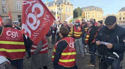 À Metz, retraités et chômeurs manifestent pour défendre leurs droits