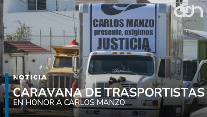 Caravana de transportistas rinde homenaje a Carlos Manzo, clama justicia ante la crisis de violencia