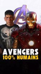 Les AVENGERS versions HUMAINS ! 🦸‍♂️ #marvel #avengers