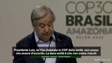 COP30, Guterres(Onu): sul riscaldamento globale il mondo ha fallito
