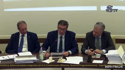 Manovra, Giorgetti: da banche 10 mld su triennio, impatto assorbibile