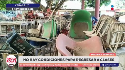 39 escuelas afectadas impiden clases en Poza Rica | DPC con Paola Rojas