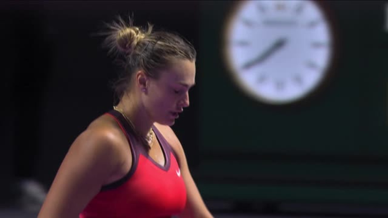 Finales WTA - Élimination de la tenante du titre Coco Gauff, Aryna Sabalenka en demies