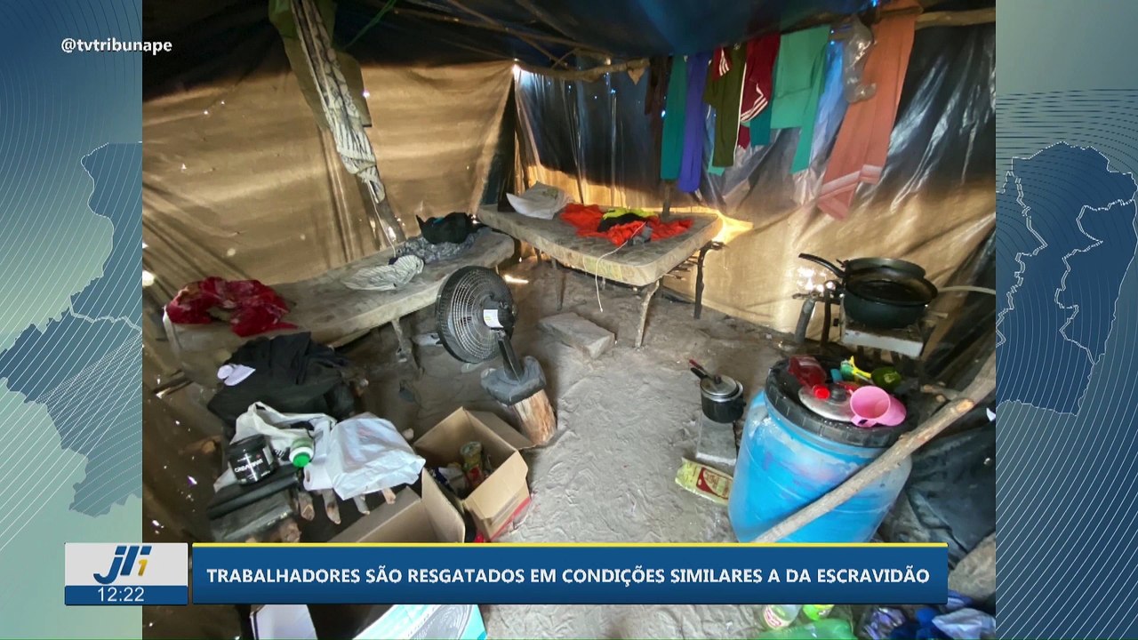 Trabalhadores são resgatados em condições similares a da escravidão