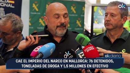 Cae el imperio del narco en Mallorca: 76 detenidos, toneladas de droga y 1,5 millones en efectivo