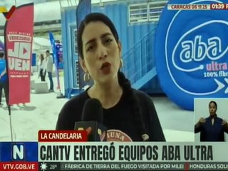 Caracas | Cantv realiza entrega de equipos a usuarios de La Candelaria