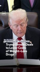 Trump Unveils Deals to Lower Costs of Weight-Loss Drugs