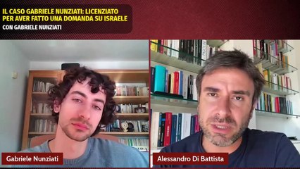 Di Battista - Il caso Gabriele Nunziati: licenziato per aver fatto una domanda su Israele (06.11.25)