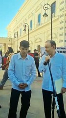 Federación de Estudiantes se manifiestan frente a Palacio de Gobierno; Durazo escucha sus demandas