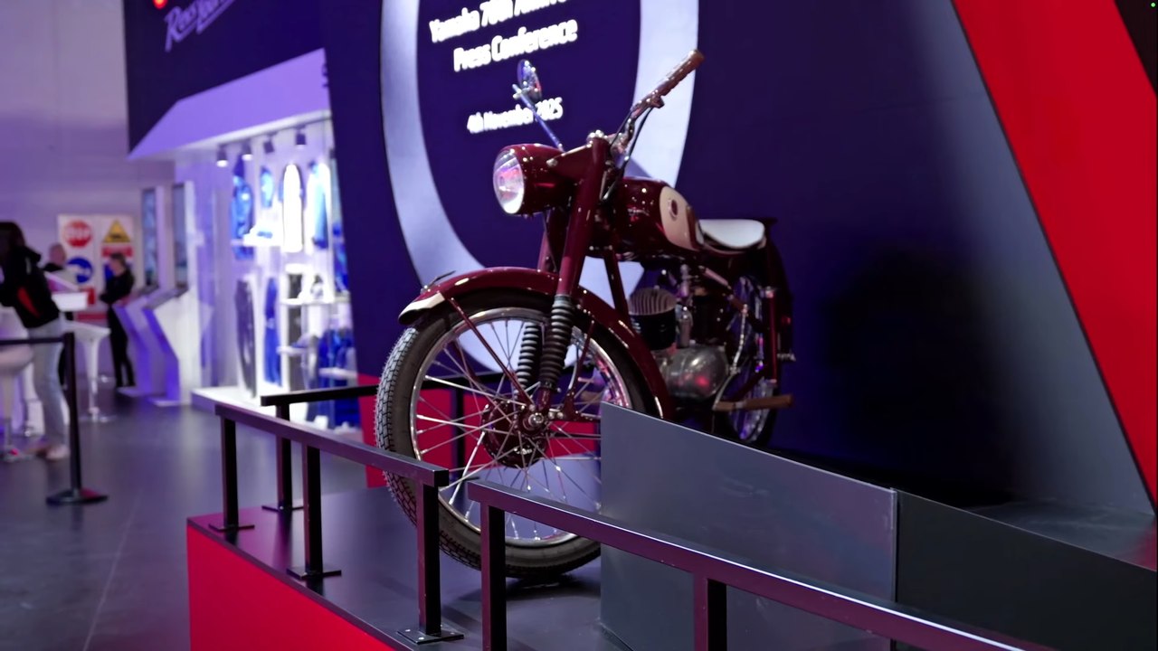 Yamaha YA-1 „Rote Libelle“ – Historische Ikone von 1955 auf der EICMA 2025