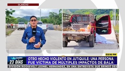 De varios impactos de bala acribillan a un hombre en Juticalpa, Olancho