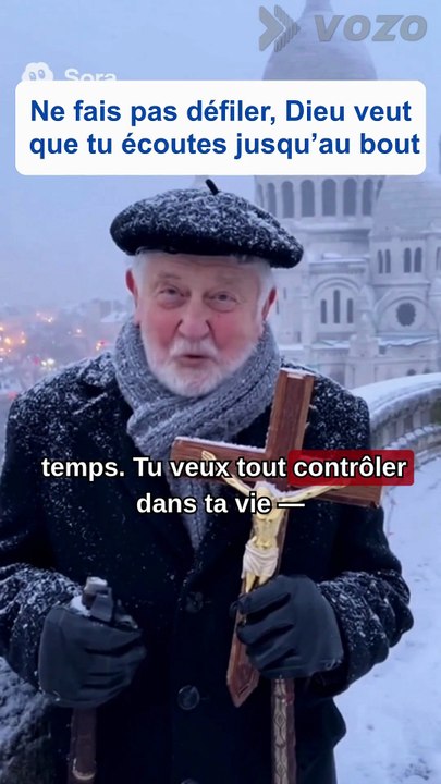Ne fais pas défiler, Dieu veut que tu écoutes jusqu’au bout.