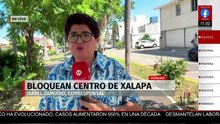Bloquean el centro de Xalapa para exigir justicia por joven desaparecido