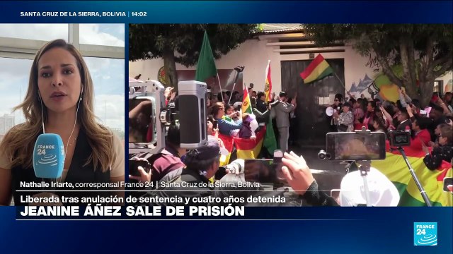 Expresidenta Jeanine Áñez queda en libertad tras cuatro años de prisión